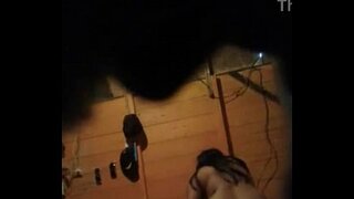 Culiando doggy style ku burit nya